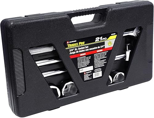 Miniatura 3 de Tradespro 835982 - Juego de llaves de vaso (34", 21 piezas)