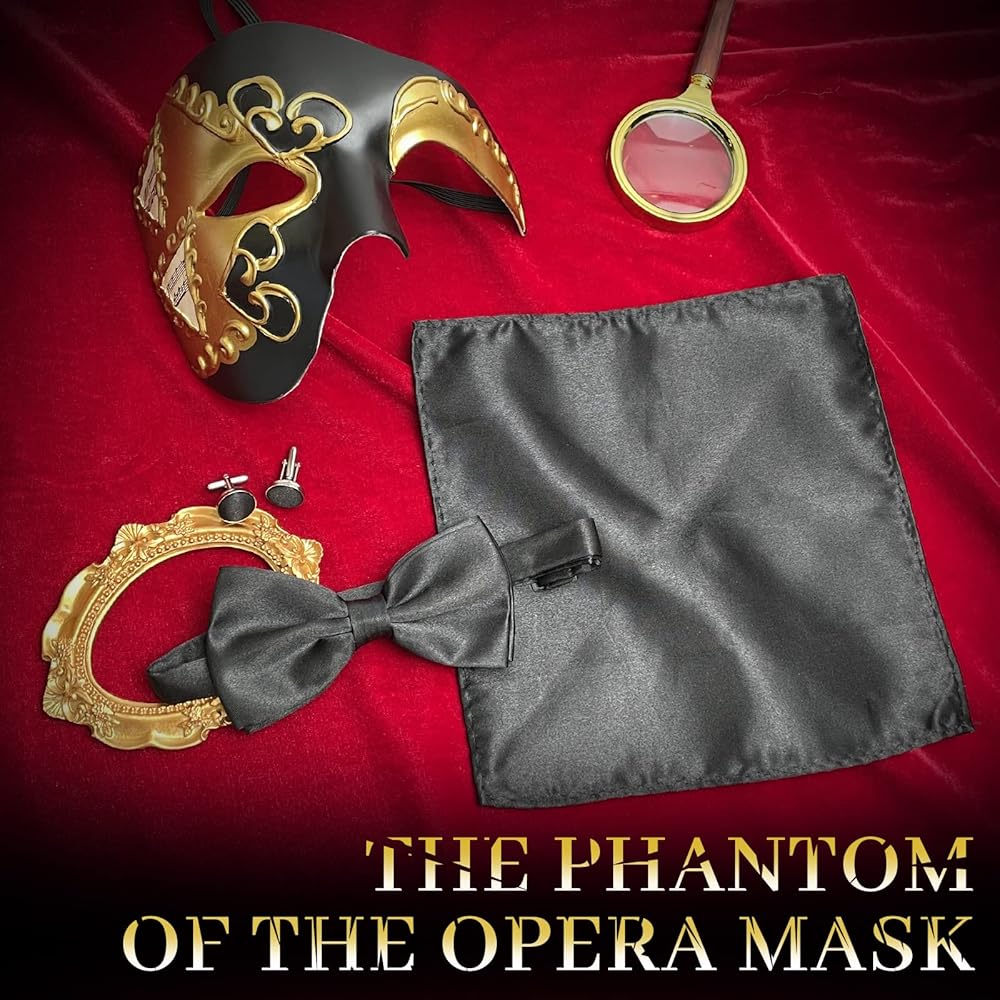 Amazon.com: IncreDecor Masquerade Mask for Men Phantom of