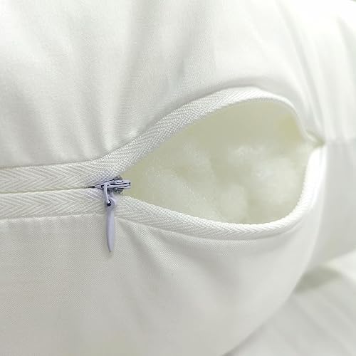 Miniatura 3 de Relleno de almohada hipoalergénico de alta calidad, forma cuadrada para fundas de almohada decorativas, cojín cama, sofá, juego de 1-16 x 16 pulgadas