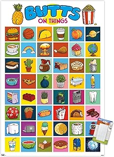 Trends International Brian Cook: Butts on Things - Collage Wall Poster