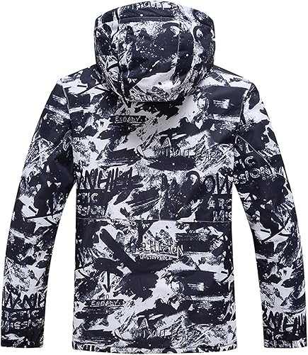 Miniatura 2 de Conjunto de chaqueta y pantalones de esquí para hombre, impermeable, aislado, traje de nieve acolchado para esquí, motos de nieve, senderismo,