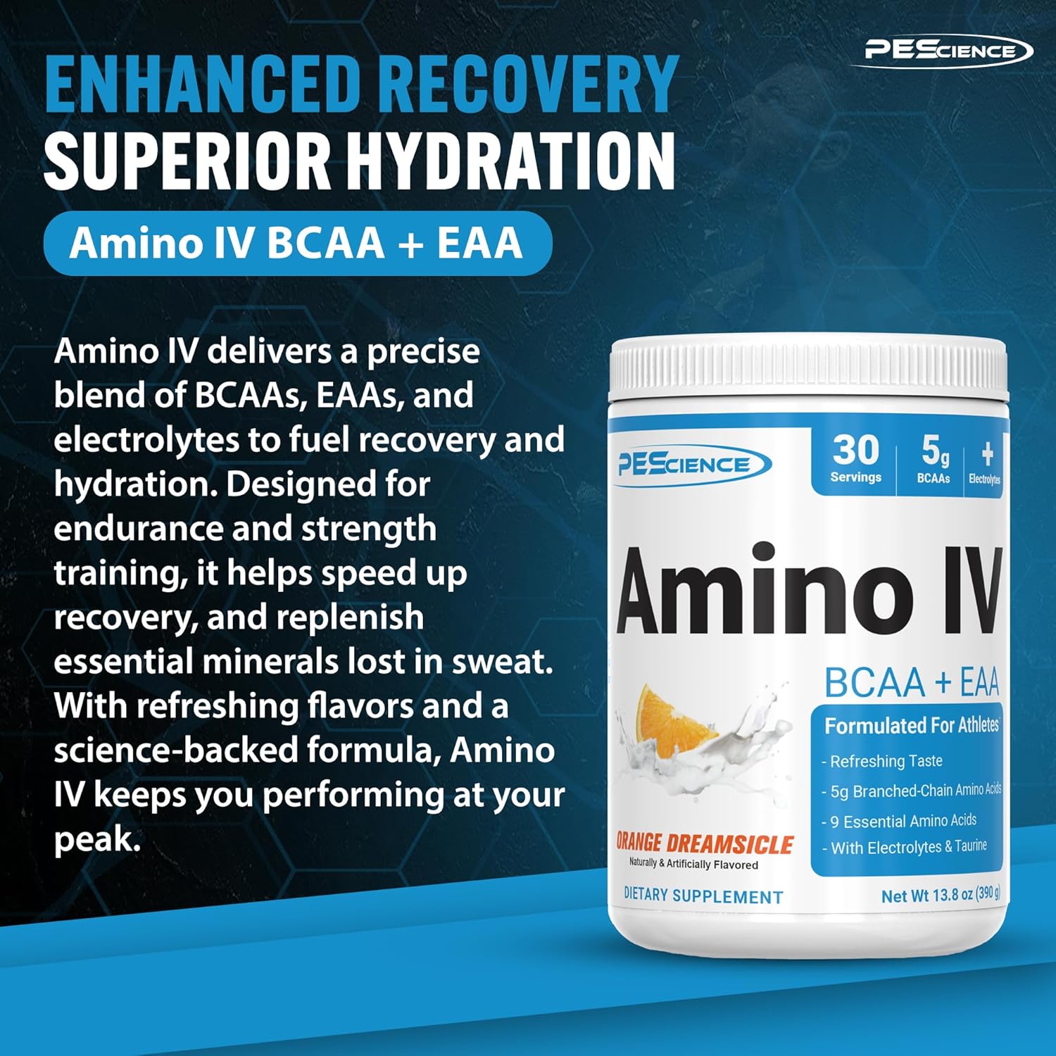 ino IV BCAA & EAA Powder, ential ino Acids, Taurine,