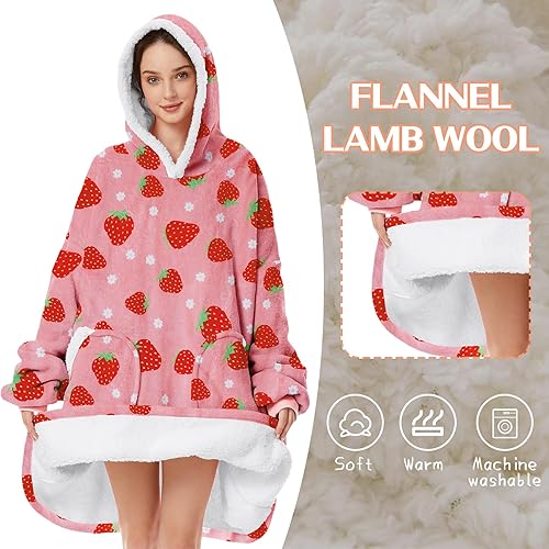 Miniatura 2 de Zando Manta con capucha 2024, manta para niños y adultos, regalo cómoda, sudadera con capucha de gran tamaño, forro polar Sherpa