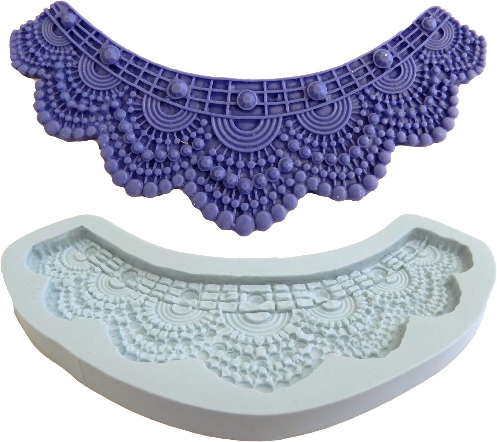 Silicone Molds Lace Clay Sugarcraft Fondant Cake M4886 By Ok Molds