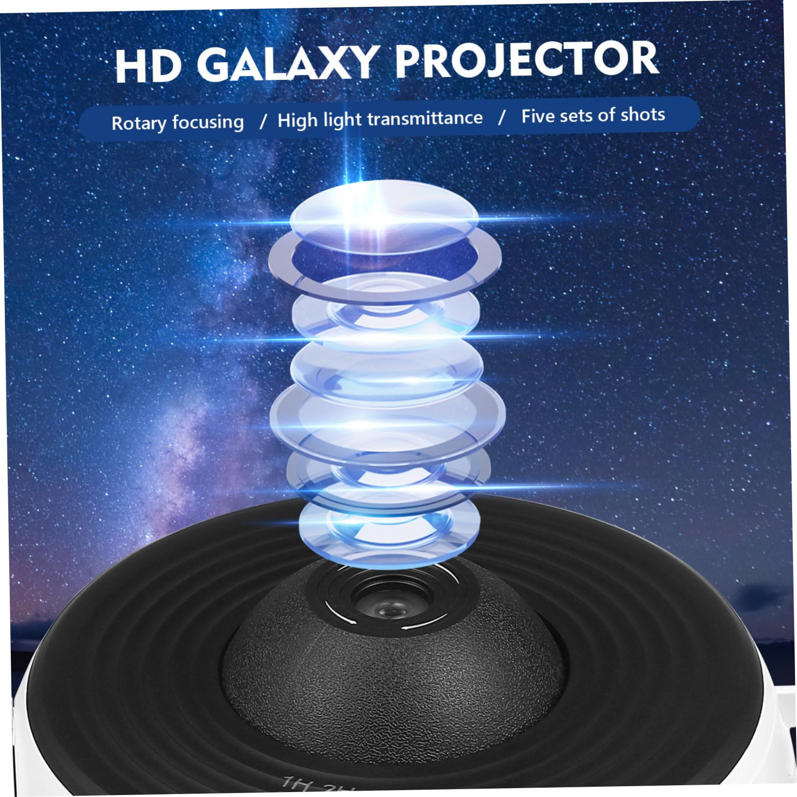 Projecteur D'étoiles Univers 1 Set ABS Pc, Veilleuse Silencieuse