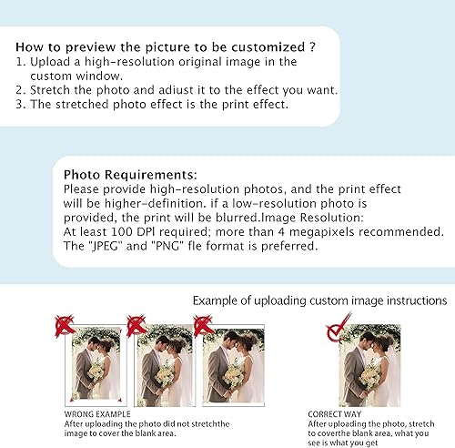 Miniatura 5 de Impresiones en lienzo personalizadas (lienzo enmarcado, 12 x 24 pulgadas), impresión de lienzo personalizada con tu foto, perfecto para decoración