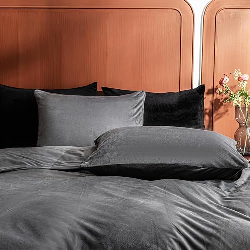 Miniatura 47 de TELUS 2 Pack Zippered Velvet Standard Pillowcases, Super Soft and Cozy Luxury Fuzzy Flannel Pillow Cases with Zipper, 20x26 Inches, Light Blue