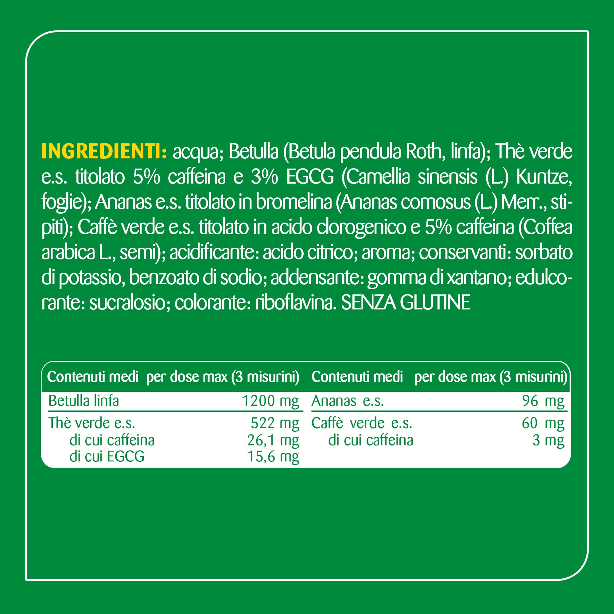 Matt Drenante Forte con Linfa di Betulla, 500ml