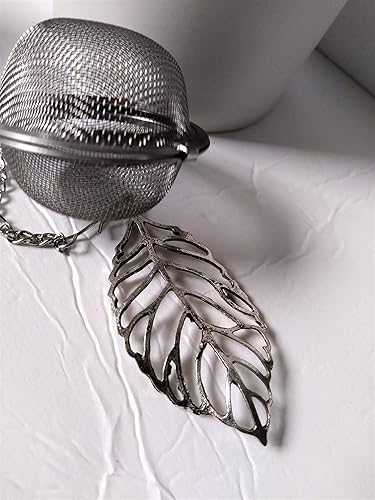 Miniatura 2 de Leaf Shaped Tea Infuser Ball for Brewing Loose Herbal Teas