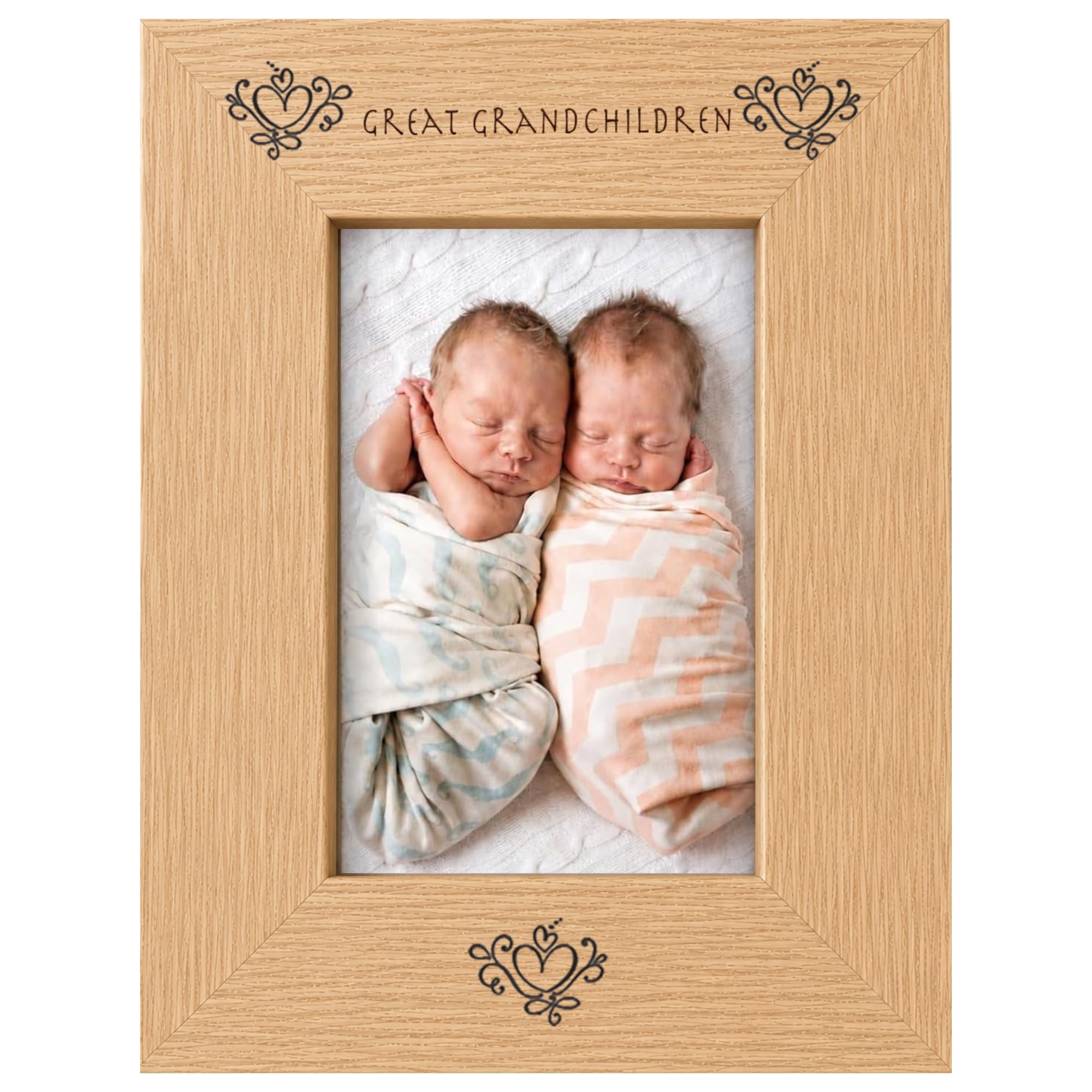 Chris Bag Of Goodies Light Brown Great Grandchildren 6X4 Photo Picture Frame Keepsake Gift Idea Present For Grandad Grandmother Grandparents Nanny Gran Birthday Christmas Mothers Fathers Day From Grandson Granddaughter Grandchildren
