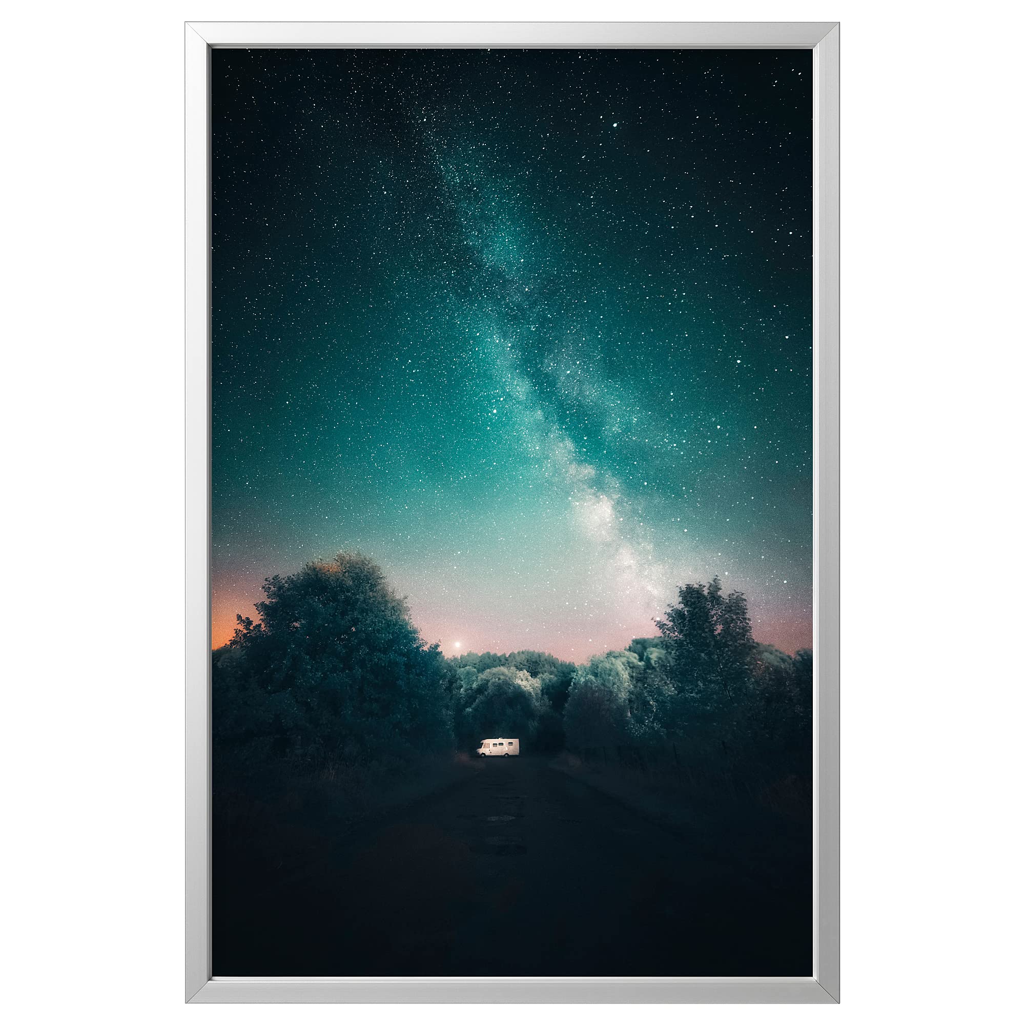 Tableau BJÖRKSTA van sous les étoiles grand format pour habiller un grand mur vide 78x118