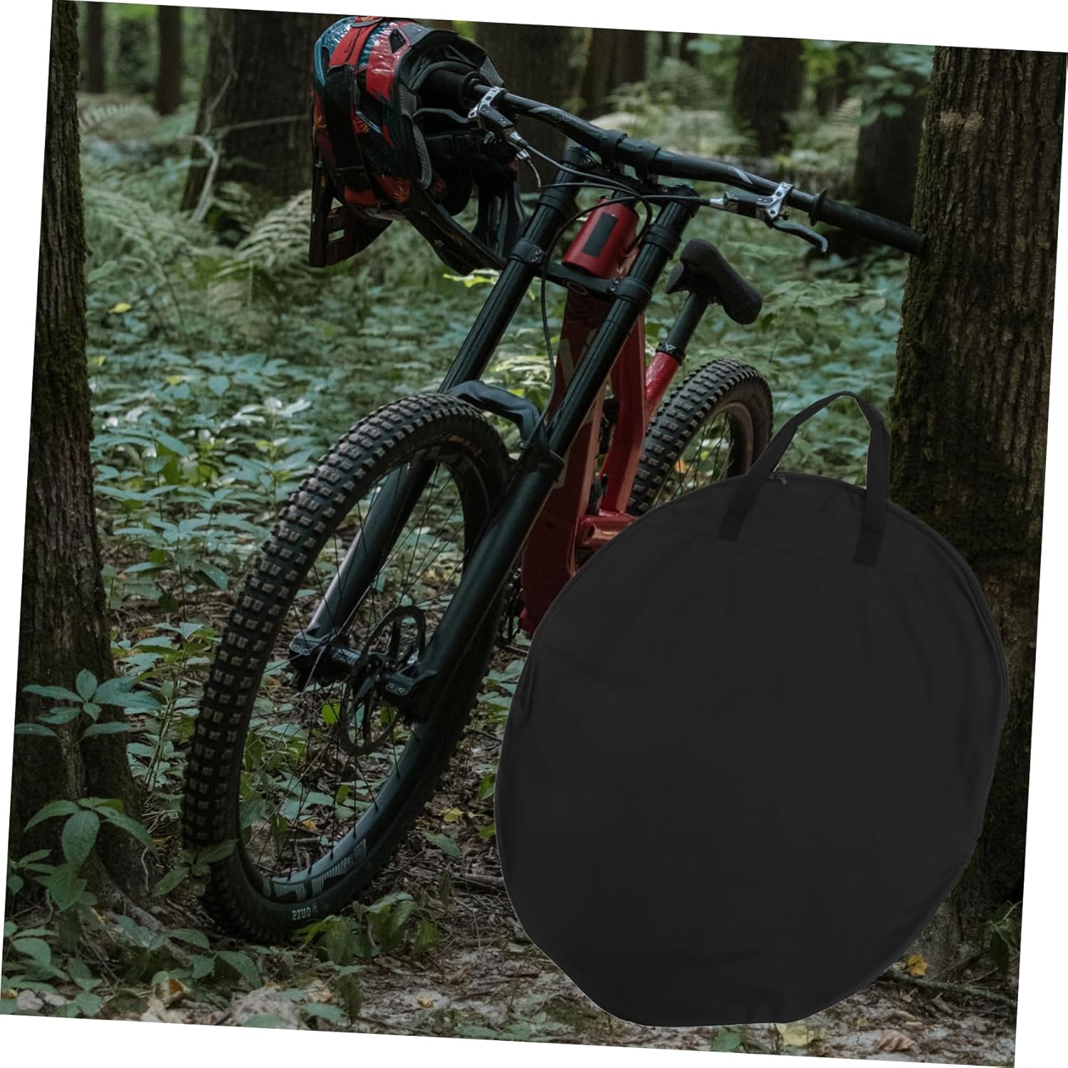Totority Bike Wheel Storage Bag Reusable Cycling Wheel Pouch for Mountain and Road Convenient