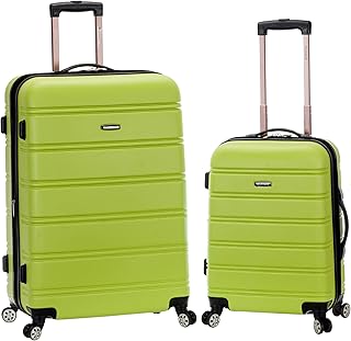 Melbourne Hardside Expandable Spinner Wheel Luggage, Lime, 2-Piece Set (20/28)