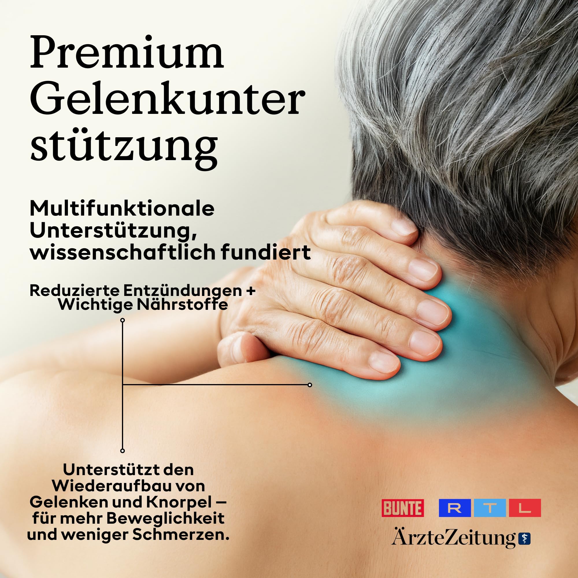 Health Routine Arthro Complete – Glucosamin Chondroitin Hochdosiert – 1er Pack – MSM, Kollagen, Hyaluronsäure, Curcumin & Boswellia – Gelenkkapseln für Knorpelaufbau, Gelenke, Knochen & Beweglichkeit
