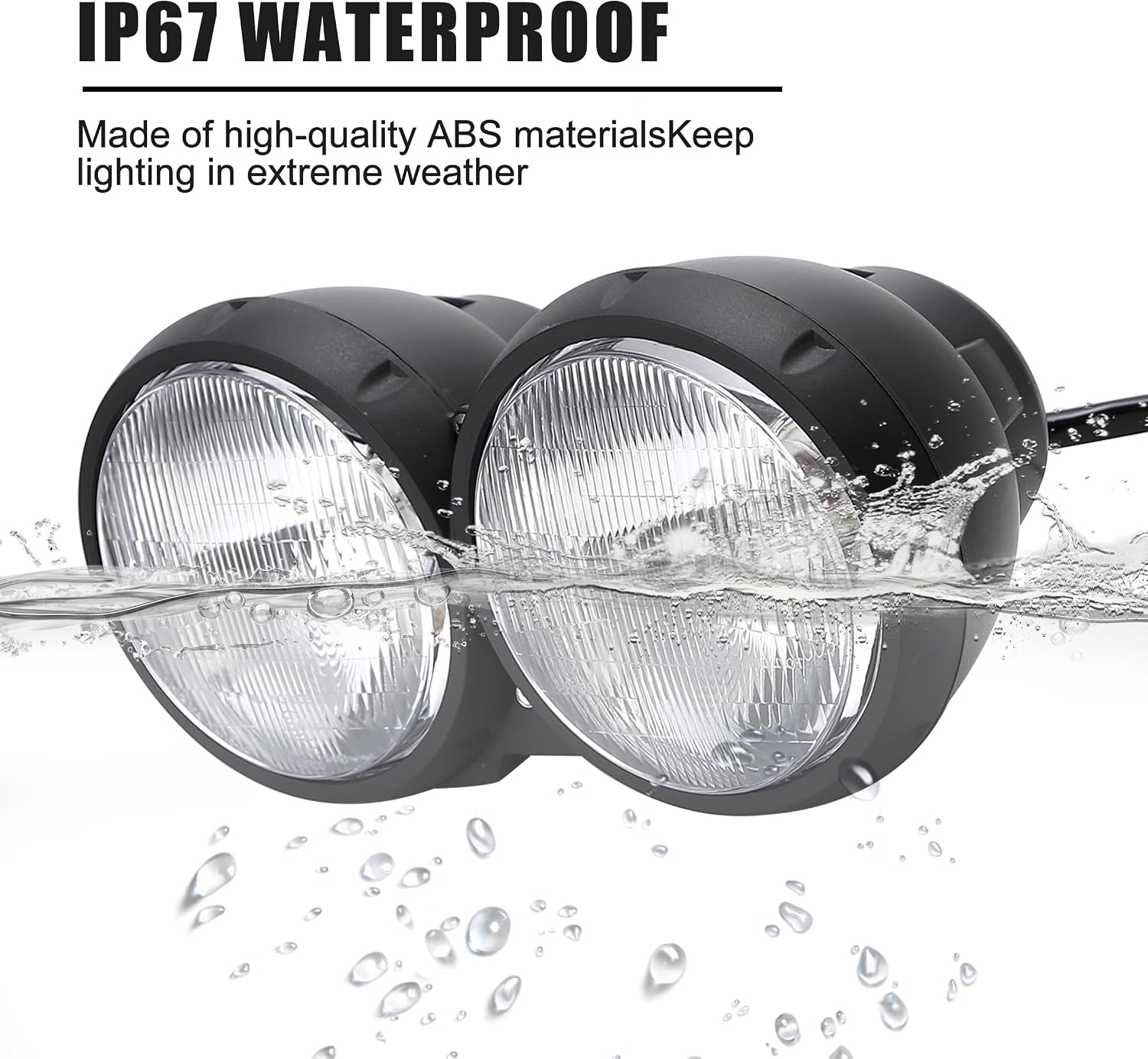 mokuo Motorcycle Head Light Assembly 12V 35W Halogen Lamp Made of PC,Compatible with 2009-2014 Yamaha Zuma 125 Scooter