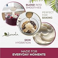 Vista 7 de Kevala Mantequilla de coco orgánica Fabricado con coco entero orgánico Crema para hornear y cocinar, alternativa a base de plantas sin lácteos