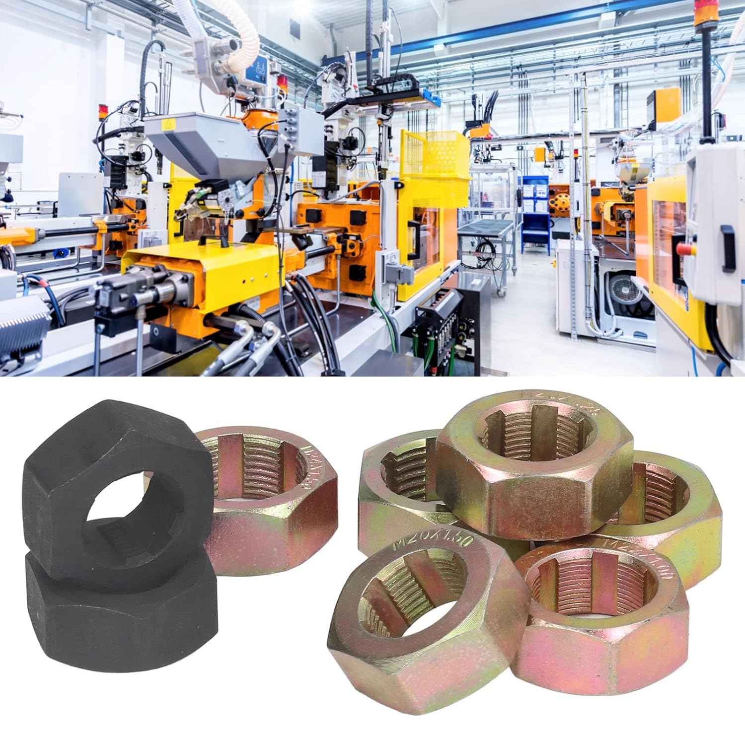 Axle Spindle Rethreading Tool Set with 8 Sizes for Car Thread Repair and Cleaning