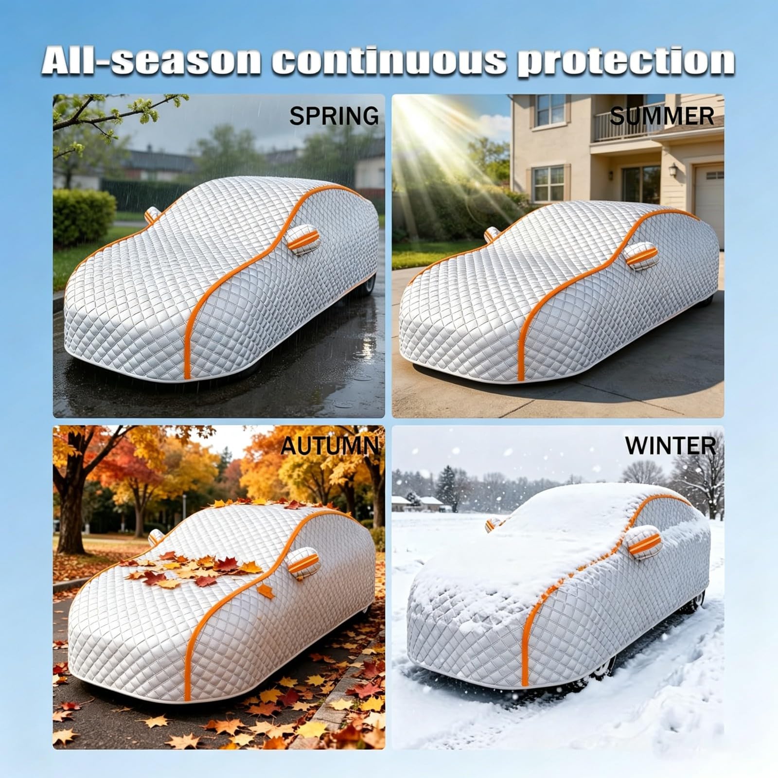 Funda Coche Antigranizo para Citroen C3 AIRCROSS | Funda para vehículos de exterior para todo tipo de clima, duradera, a prueba de granizo, ventisca y resistente a los rayos UV