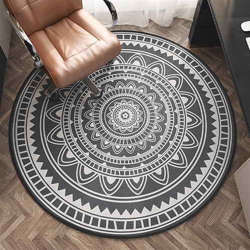 Vista 34 de Tapete redondo para silla de oficina para suelo de madera dura, computadora y juegos, tapete protector de suelo, tapete de protección de azulejos