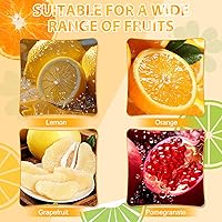 Vista 4 de Exprimidor de limón con tapa de rosca, mini exprimidor de limón portátil duradero, prensa compacta de cítricos con tapa, exprimidor de lima de mano