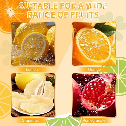 Miniatura 4 de Exprimidor de limón con tapa de rosca, mini exprimidor de limón portátil duradero, prensa compacta de cítricos con tapa, exprimidor de lima de mano,