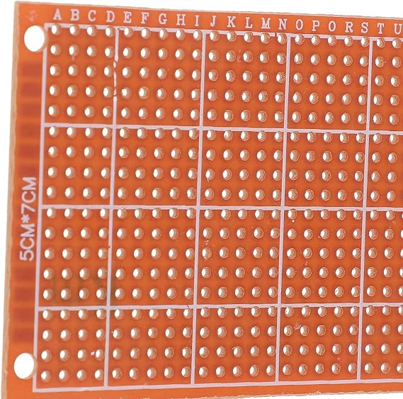 VOSAREA Basic Electronics Circuit Board Kit for Beginners with Pcb Components and Breadboard, Enhancing Practical Skills and Electrical Teaching, for Electronic Experimentation and DIY