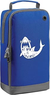 Flox Creative Blue Sports Shoe Bag My Dad is Jawsome T-Shirt Horizontal Print