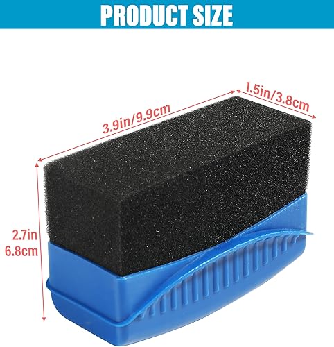 Miniatura 2 de ESEWALAS Aplicador de apósito de neumáticos, almohadilla aplicadora de brillo de neumáticos con tapa, limpieza de coche de brillo de rueda de coche,