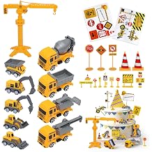 Digger Cake Toppers, 26 PCS Construction Vehicles Cake Topper Set