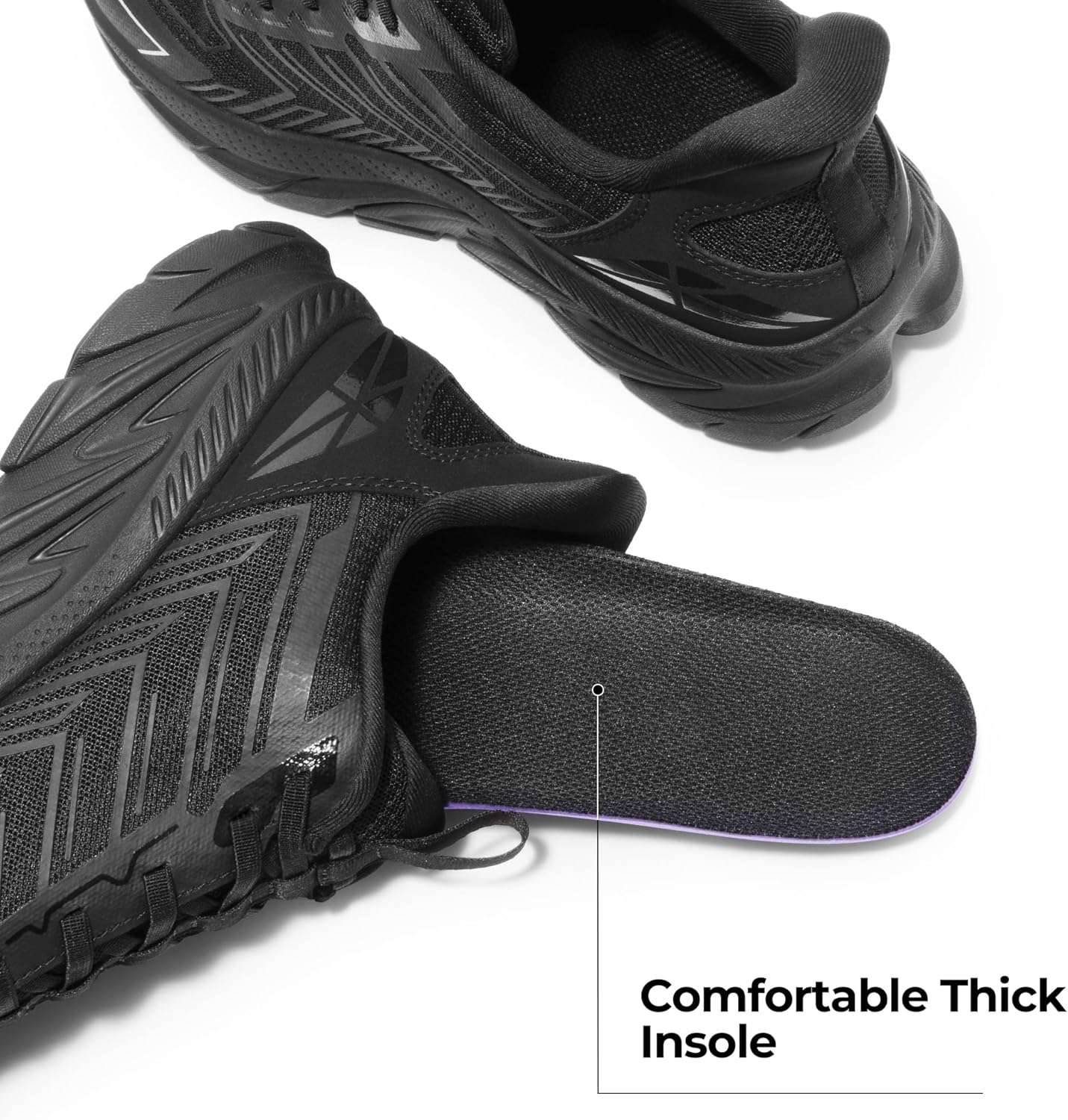 Men's Slip On Walking Shoes Running Comfortable Tennis Breathable Non Slip Athletic Gym Workout Cross Training Fashion Sneakers - Image 6