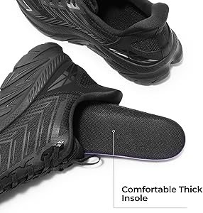 Amazon.com | ALLSWIFIT Men's Slip On Walking Shoes Running