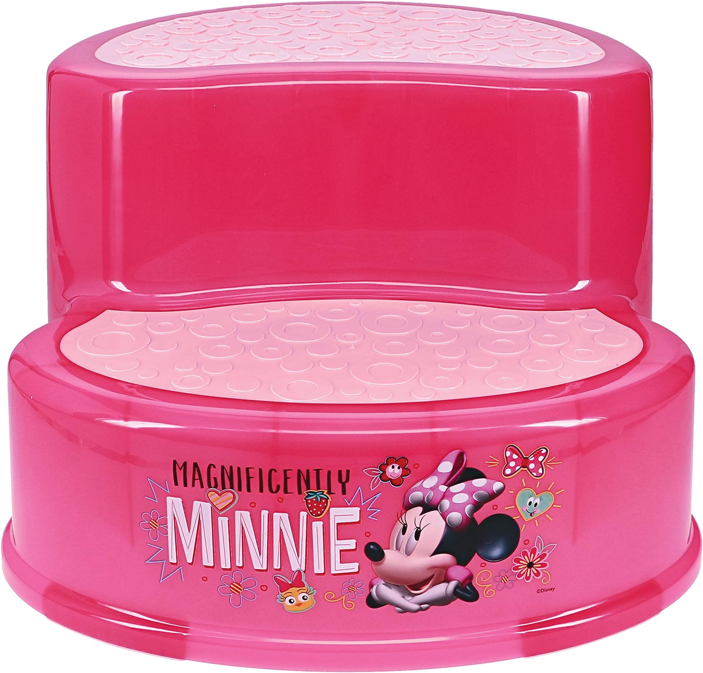 Disney Minnie Mouse 2-Tier Step Stool, Pink