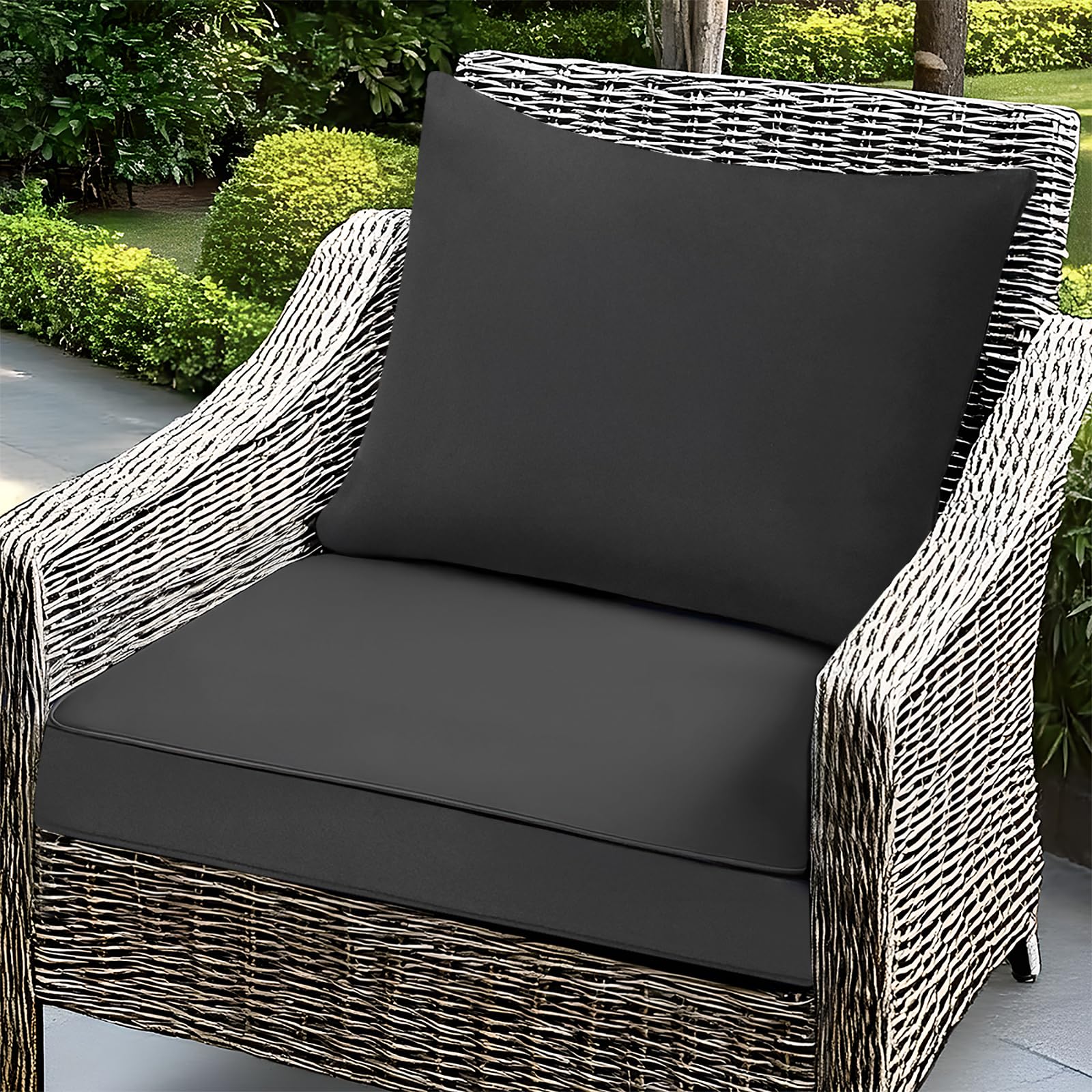 Outdoor Chair Cushions Sunbrella Outdoor Seat Cushions Fabuday Set