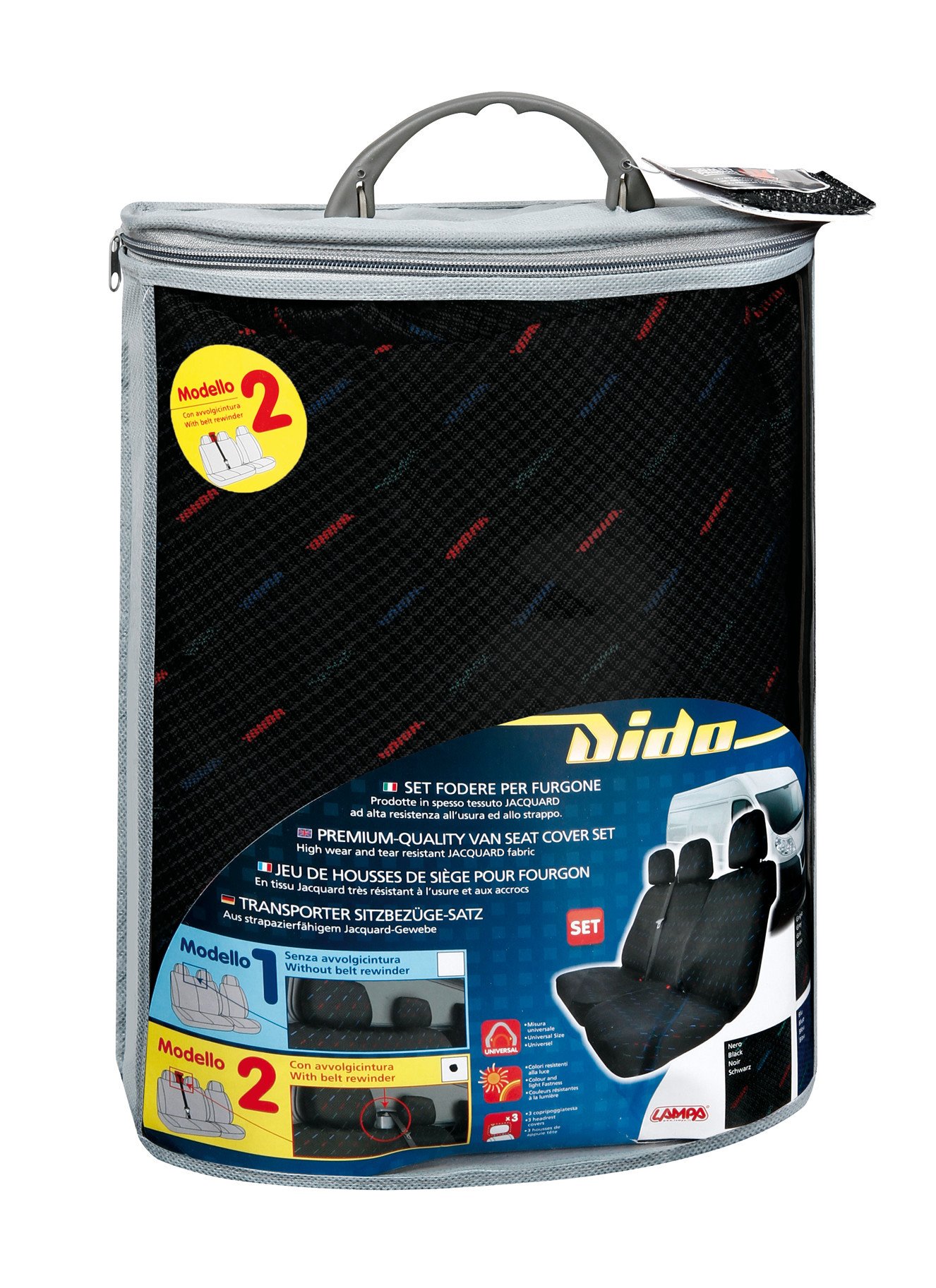 LAMPA 54798 Universal Transporter Sitzschonbezug Schwarz