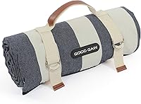 Vista 18 de G GOOD GAIN Mantas de pícnic impermeables extra grandes – Manta para exteriores sin arena plegable con correa de transporte para playa, camping