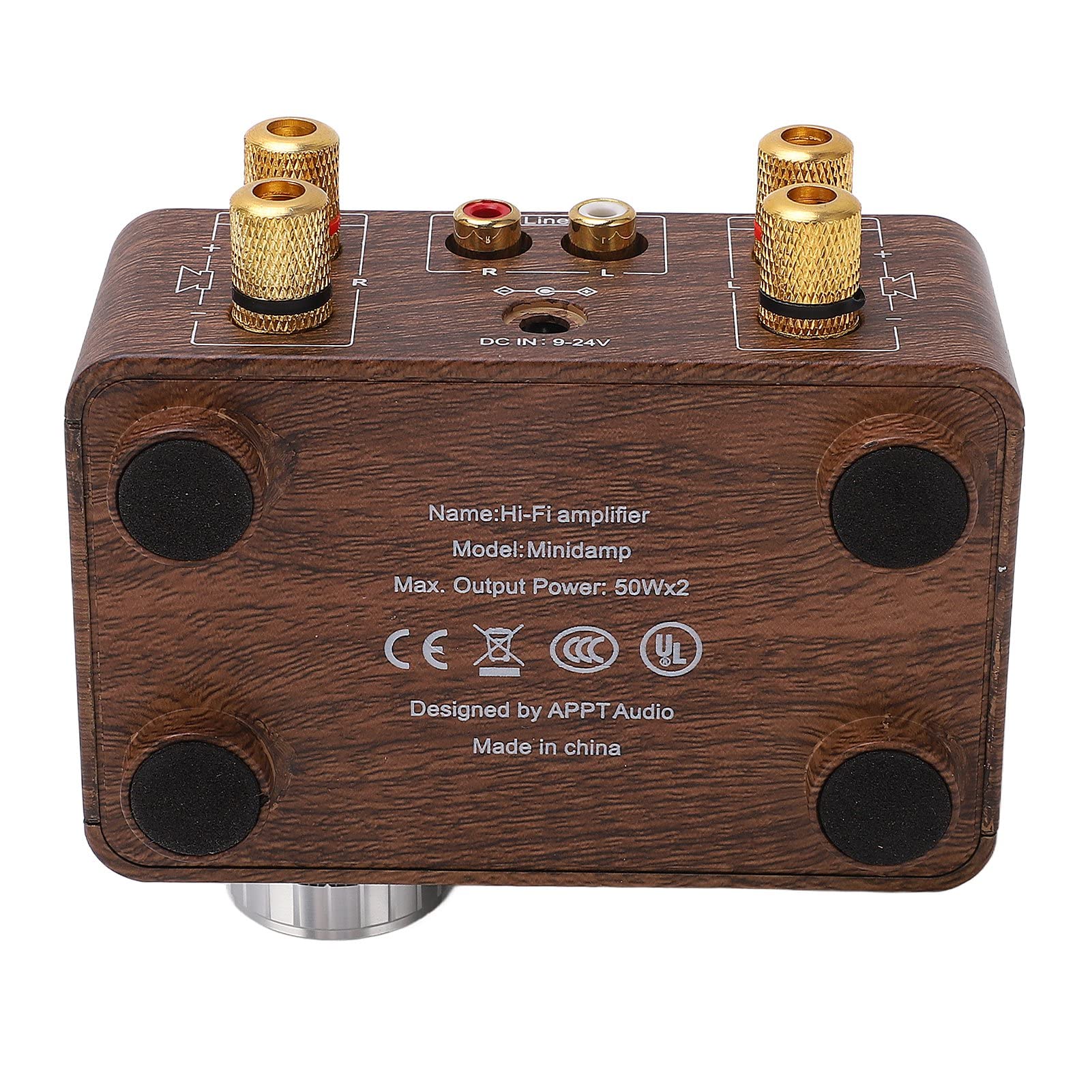 Mini Amplificatore di Potenza 5.0, Amp 2 50W e con Ingresso USB Mini Amplificatore Stereo HiFi Digitale