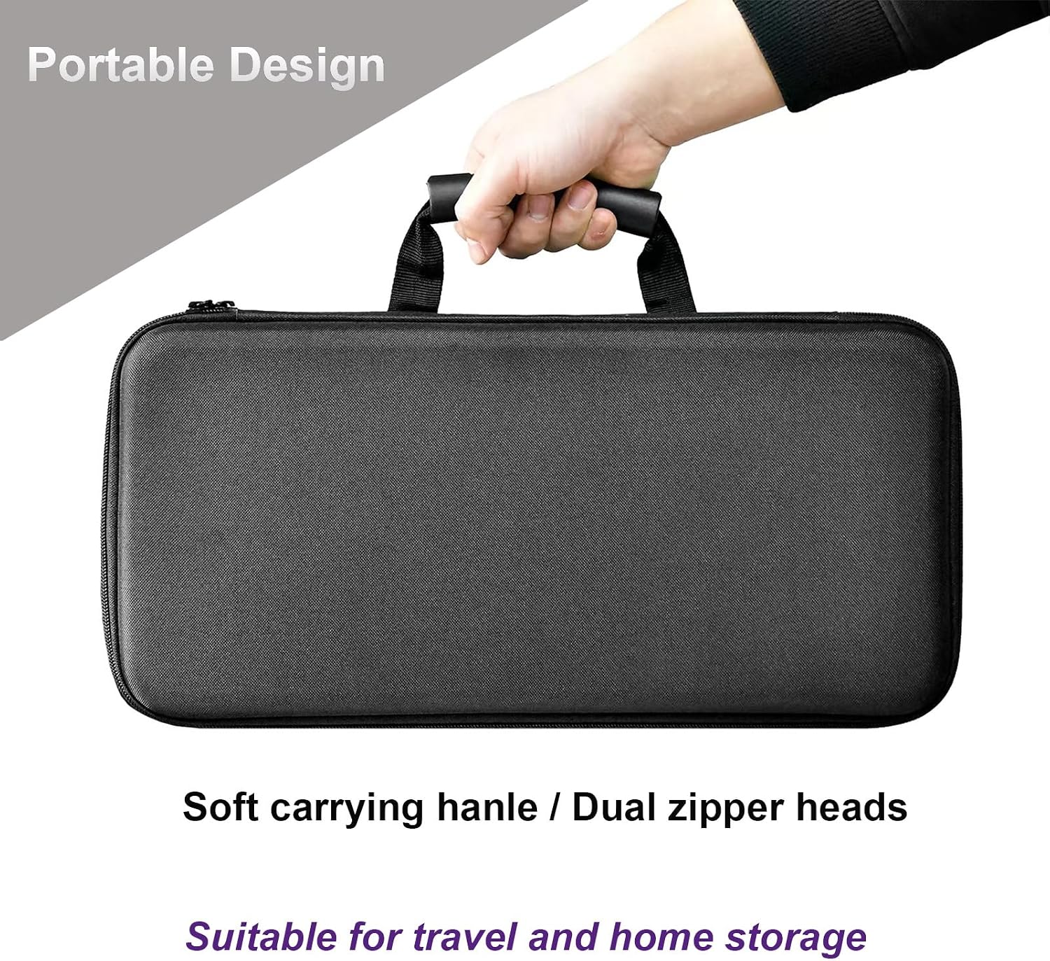 Hard Travel Case Compatible with Dyson Hair Dryer HD17 HD18, EVA Carrying Storage Bag For Supersonic R Hairdryer and Accessories