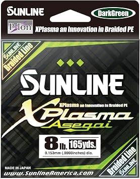 Sunline Xplasma Asegai 8LB 165 yd Dark Green