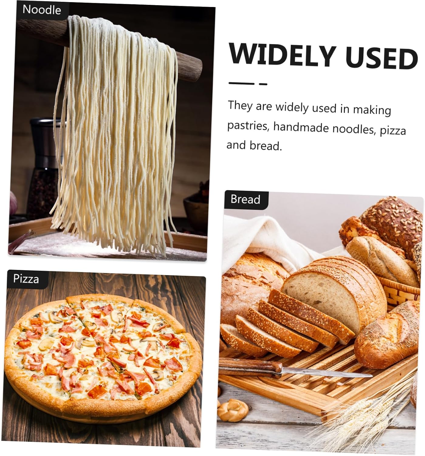 Multifunctional Lattice Roller Cutter for Pasta and Pizza Dough Plastic Noodle Roller Non-Stick Handle for Home Baking and Ravioli Making