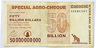 Vista 1 de Billete de 50.000.000.000 dólares Agrocheque de Zimbabue