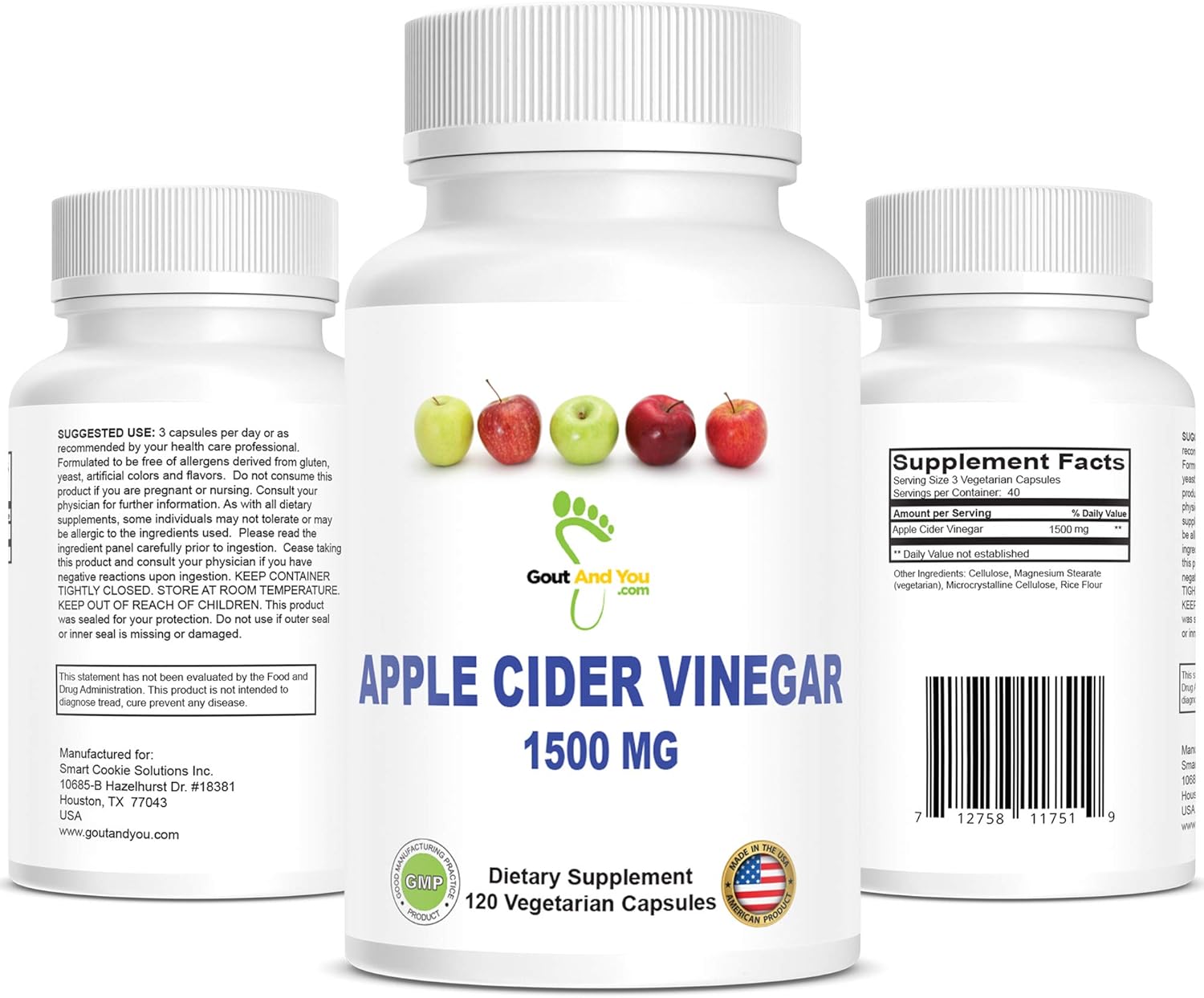 capsule di aceto di sidro di mele