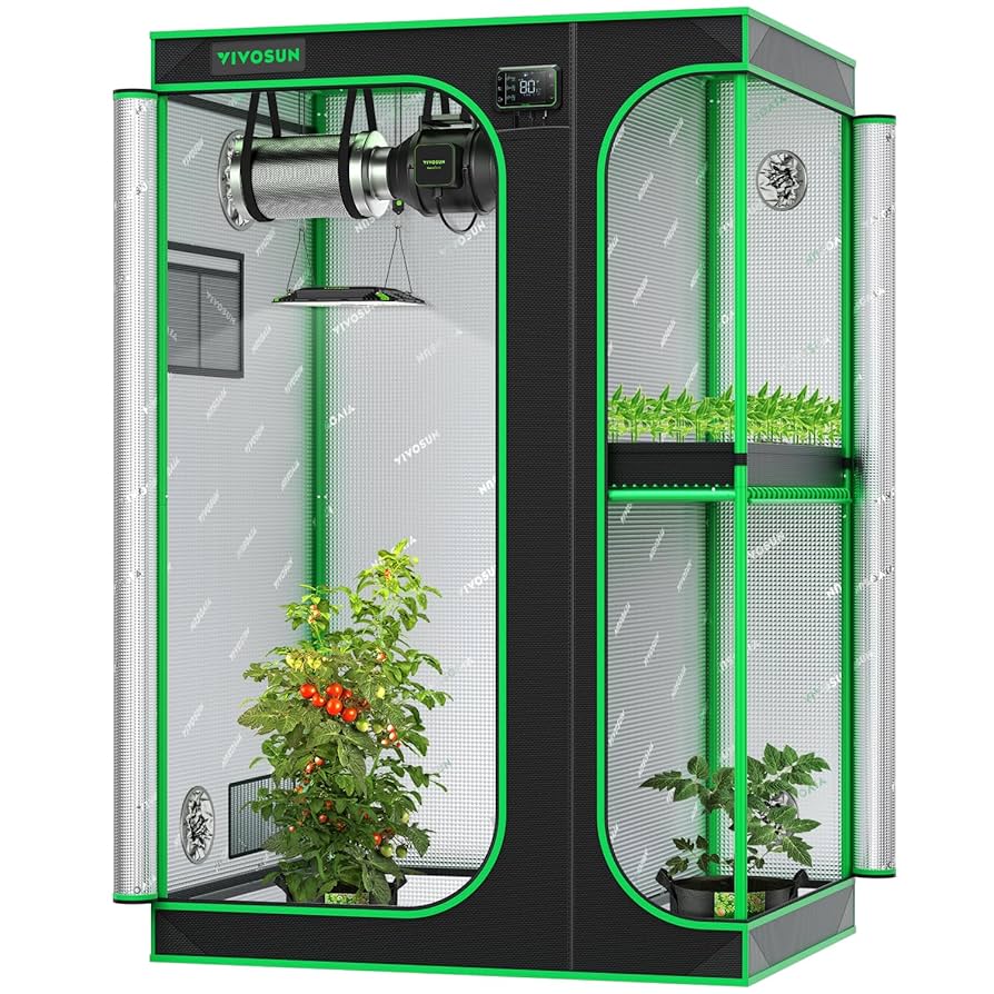 グロウテントセット　VIVOSUN Amazon.com: VIVOSUN GIY Smart Grow Tent System 2.7x2.7, WiFi