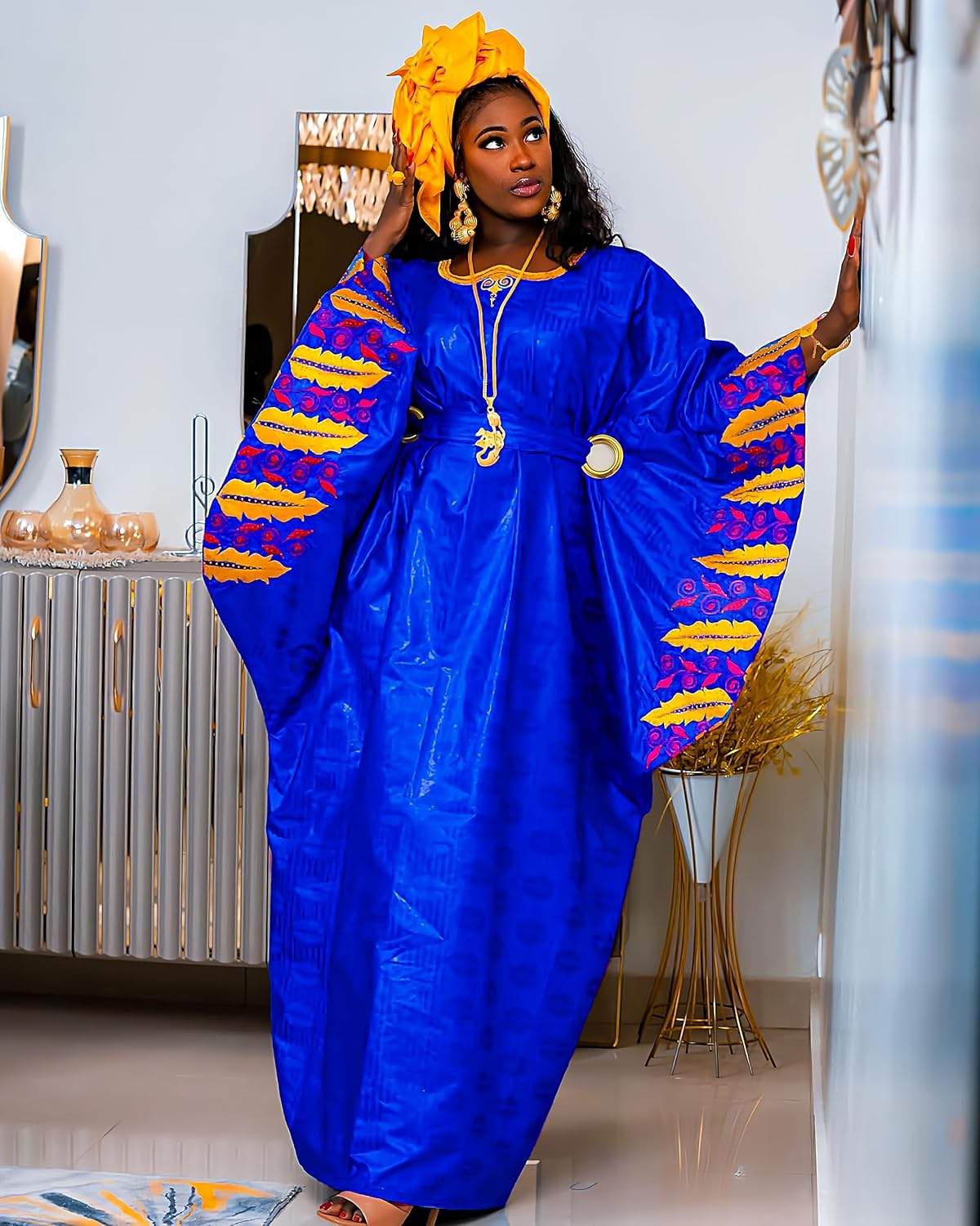 Couture Africaine Model Robe Bazin Riche 2020 Tenue Africaine - Main Image