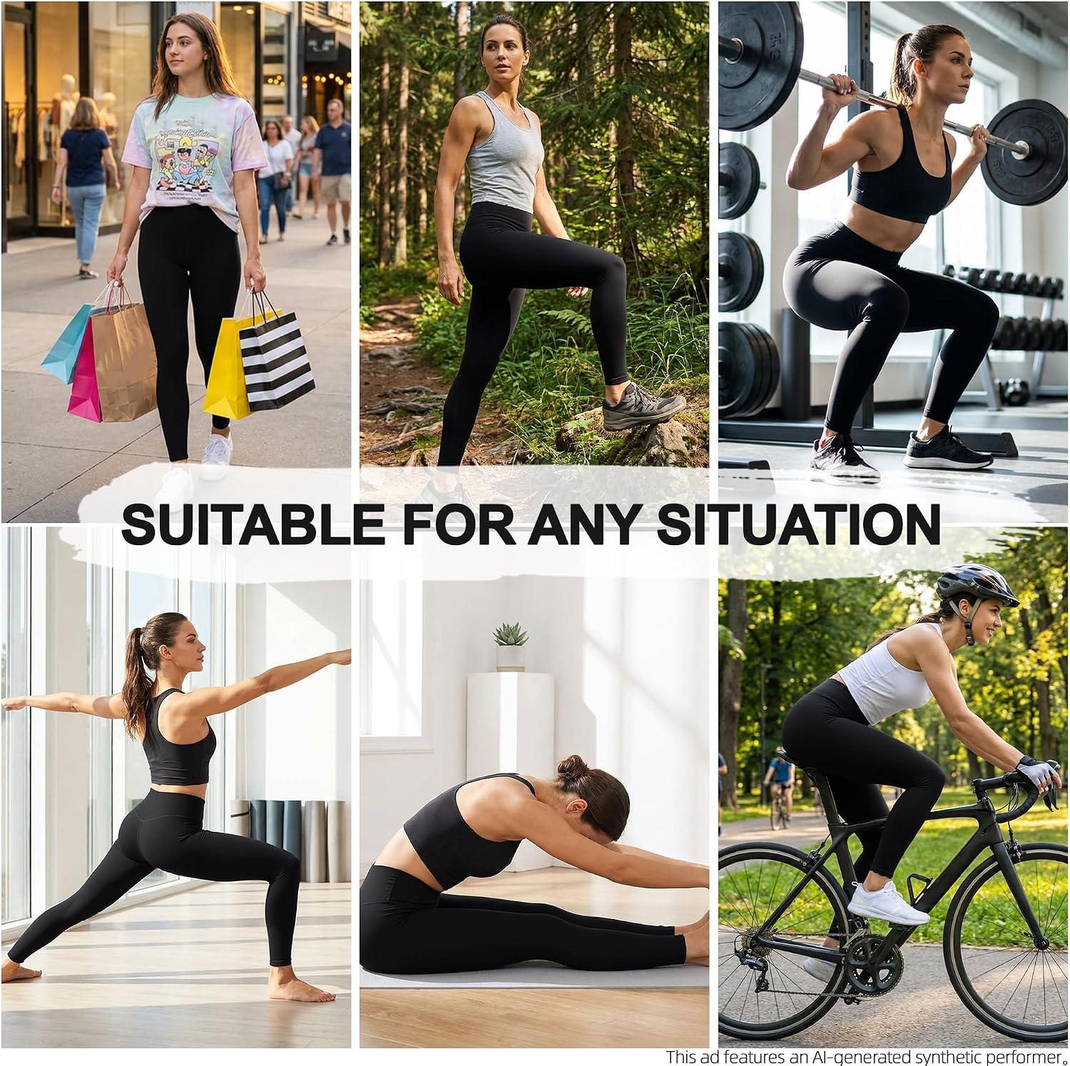 High Waisted Leggings for Women Tummy Control Yoga Pants Workout Leggings Ultra Soft No See Through