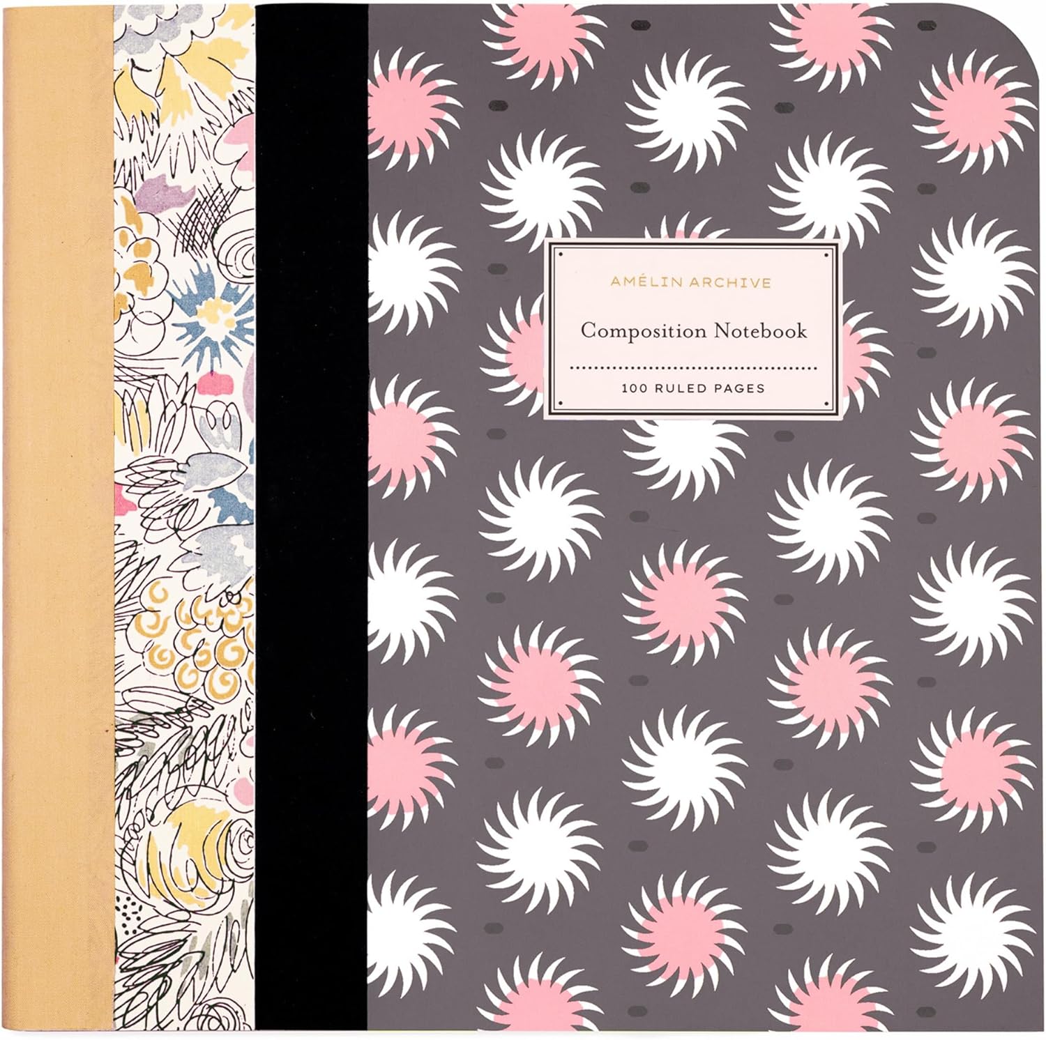 AMÉLIN ARCHIVE Set of 2 Composition Notebooks 9.75" x 7.6" with 100 Lined Pages (Chagall/La Fonda Del Sol)