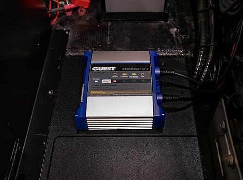 Miniatura 9 de Guest Cargador de batería Guest a bordo 2713A 15A12V 3 bancos entrada de 120 V