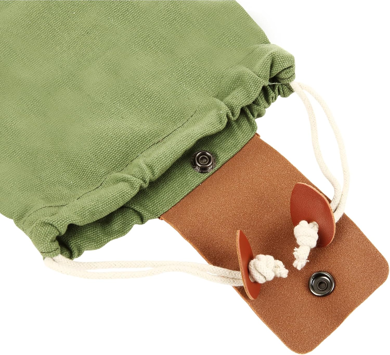 6 Pack Foraging Bags, Waxed Canvas foraging Bag for Camping