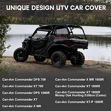 Waterproof UTV Cover Replace for Can-Am Commander DPS/XT 700 1000R 2 Seats