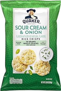 Rice Crisps Sour Cream & Onion, 3.03 Oz