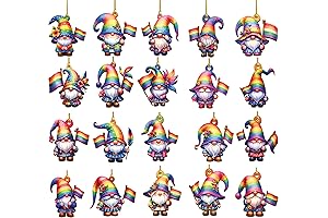 Love is Love Gnome Christmas Ornaments: Spread Joy with these Vibrant LGBT Pride Decorations
